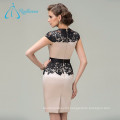 Sheath Cap Sleeve Lace Short Elegant Mother Of The Bride Dresses